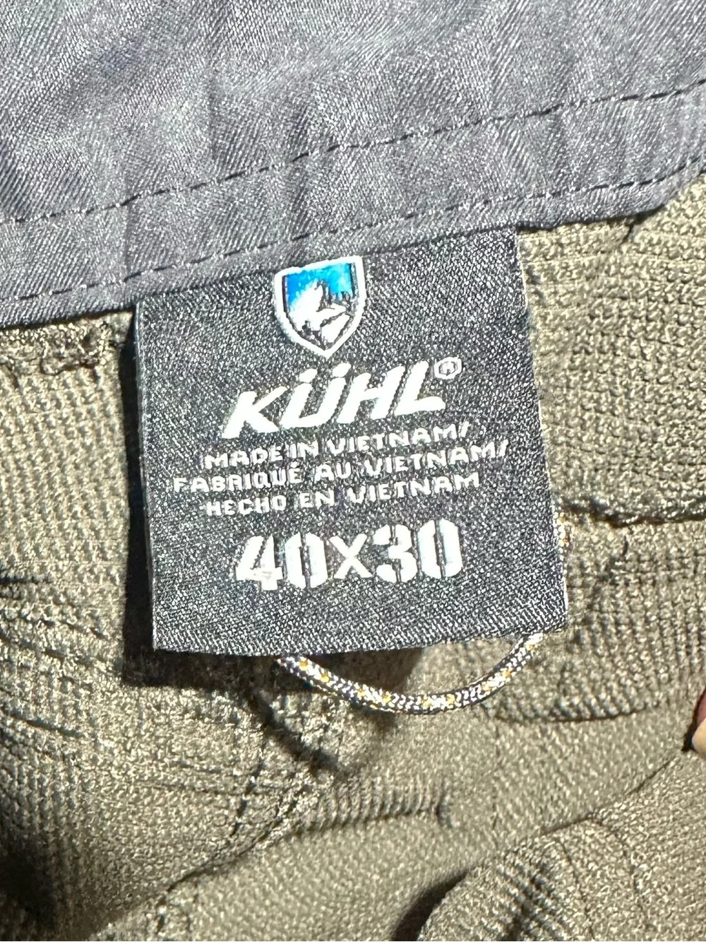KUHL Transcendr Pants 40x30  Green Style 5250 Stretch Hiking Travel Outdoor